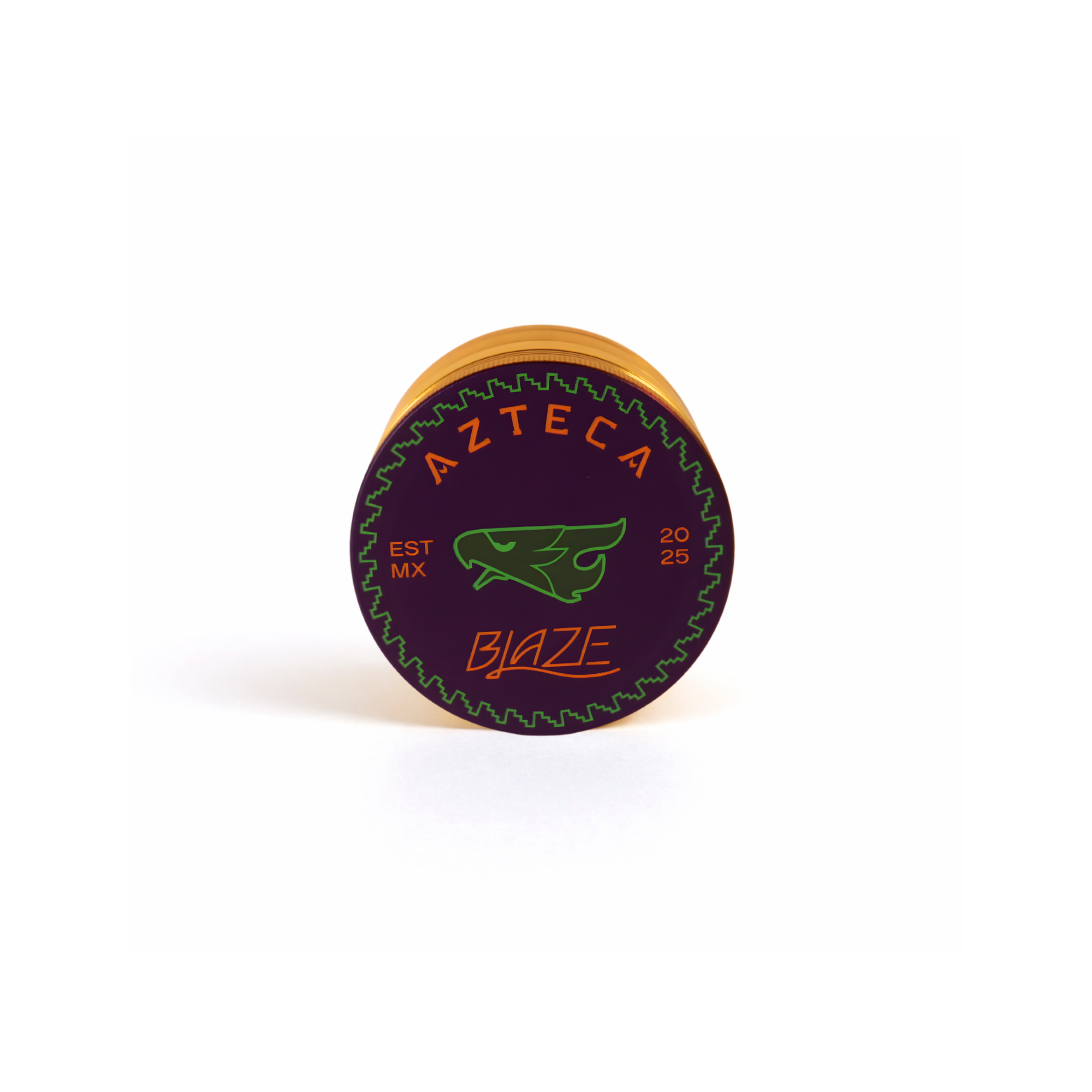 Grinder de Metal AZTECA BLAZE dorado