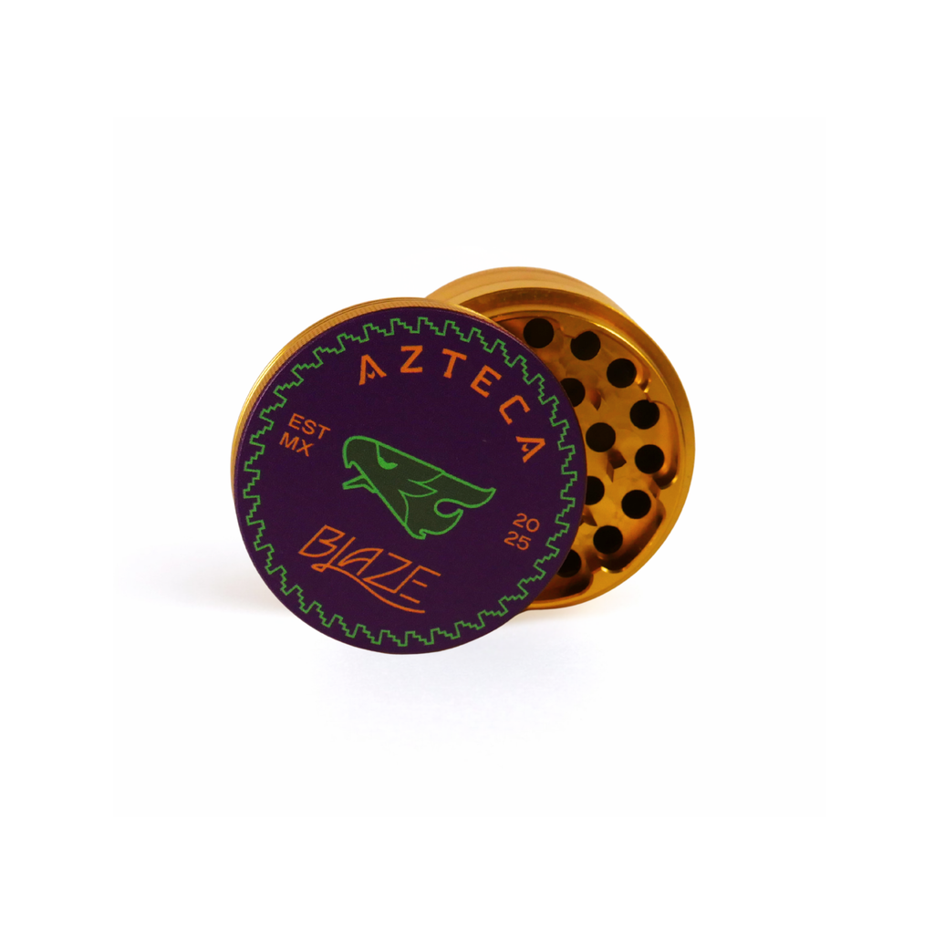 Grinder de Metal AZTECA BLAZE dorado