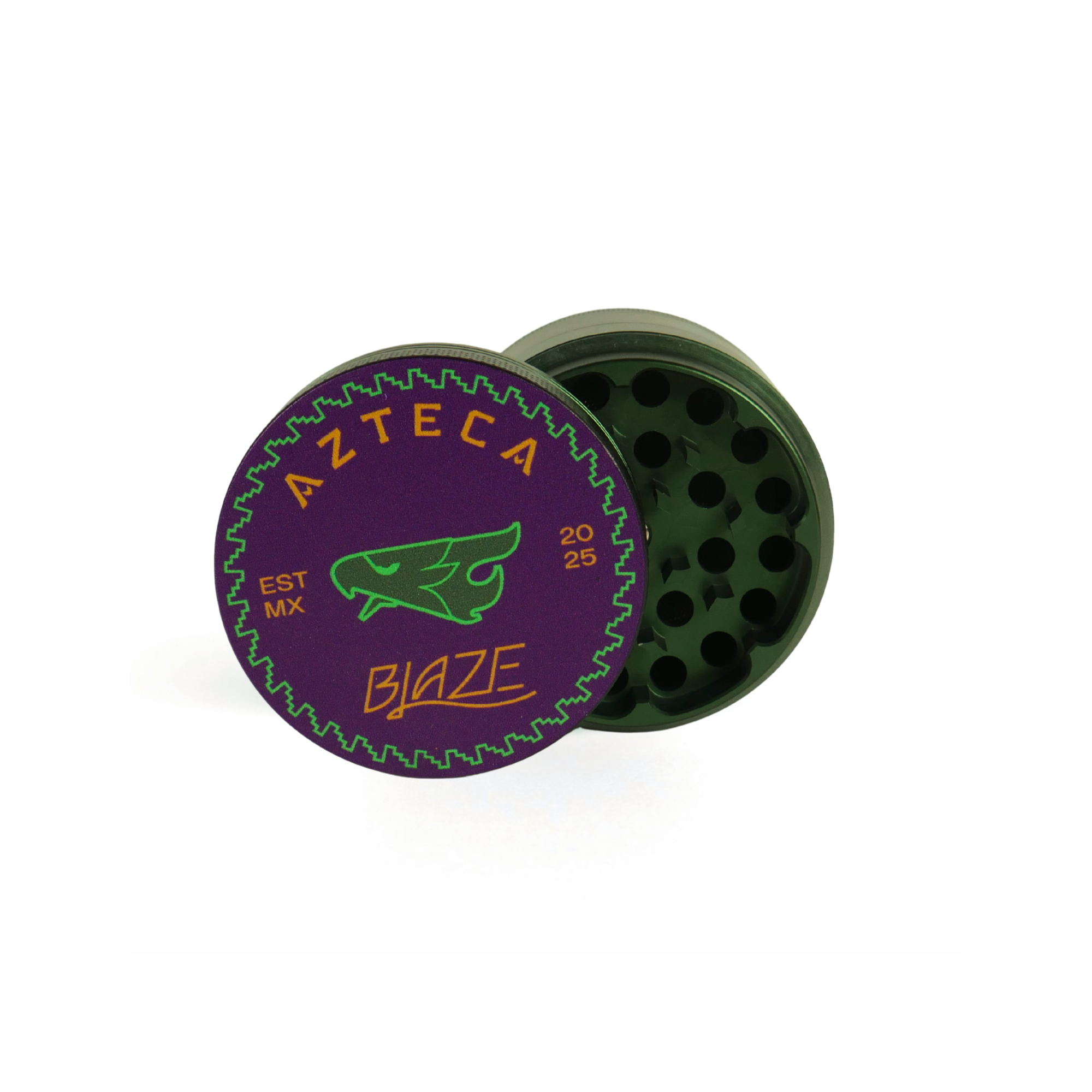 Grinder de Metal AZTECA BLAZE verde